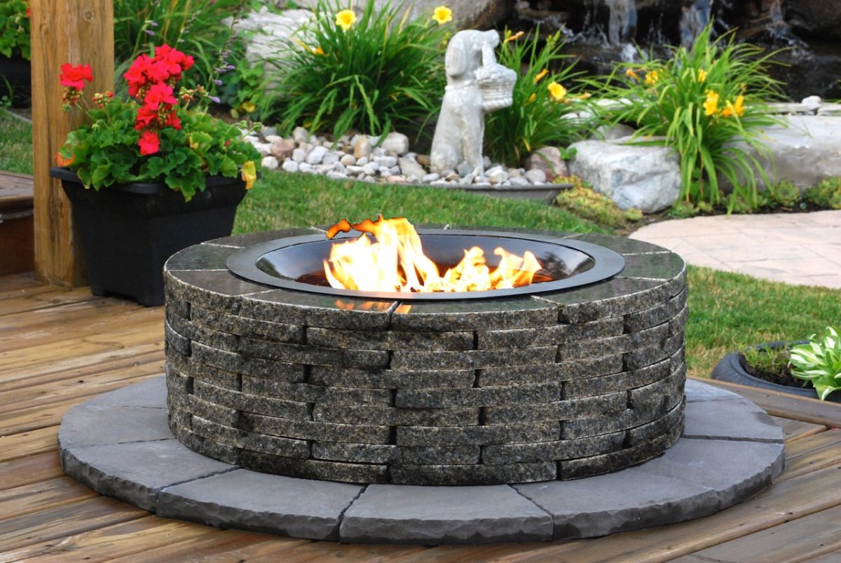 Realstone Granite Fire Pit, Are Gas Fire Pits Allowed In Toronto